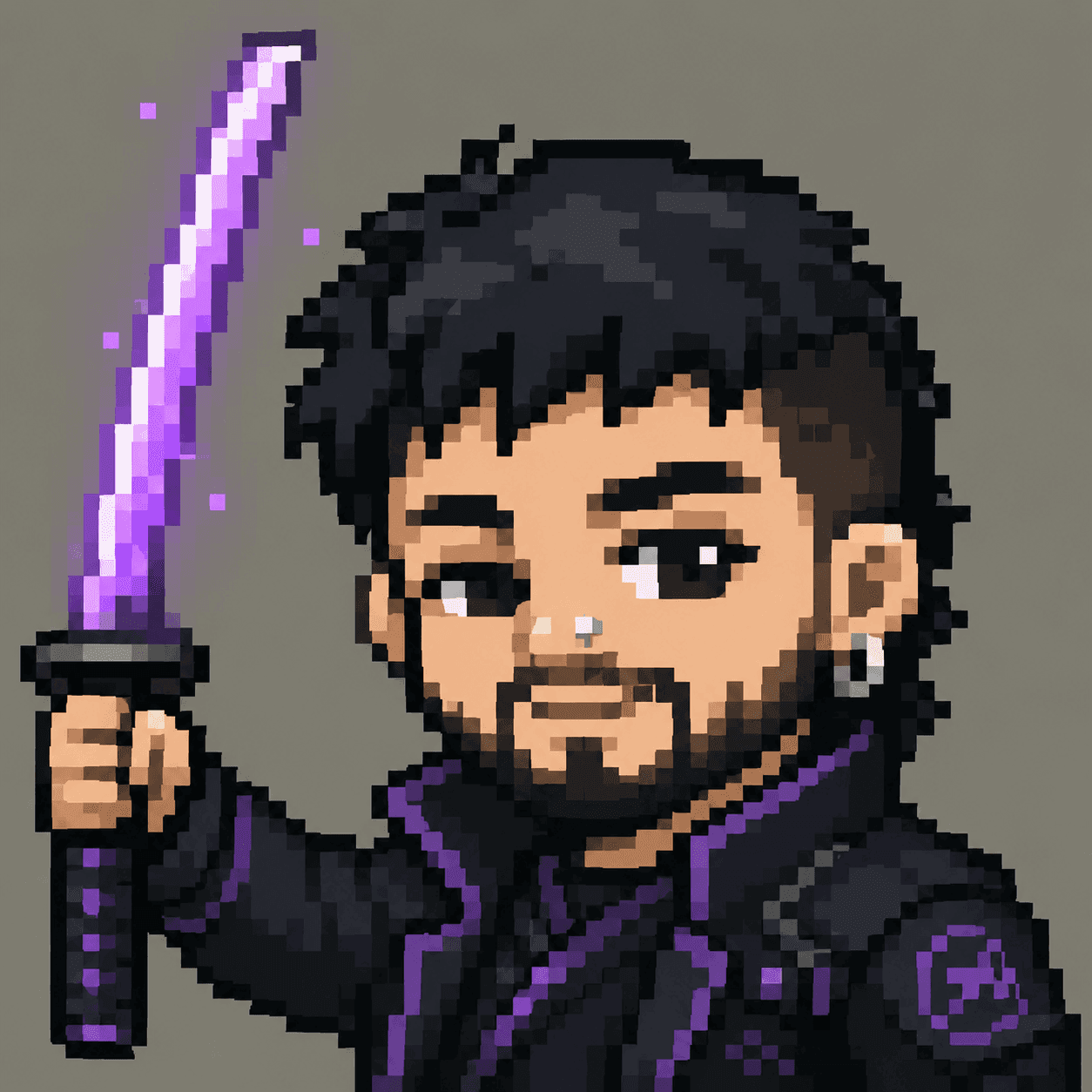 Jeremy Landaeta, retrato pixel-art